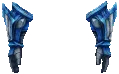 Blue Eye White Wizard Gloves