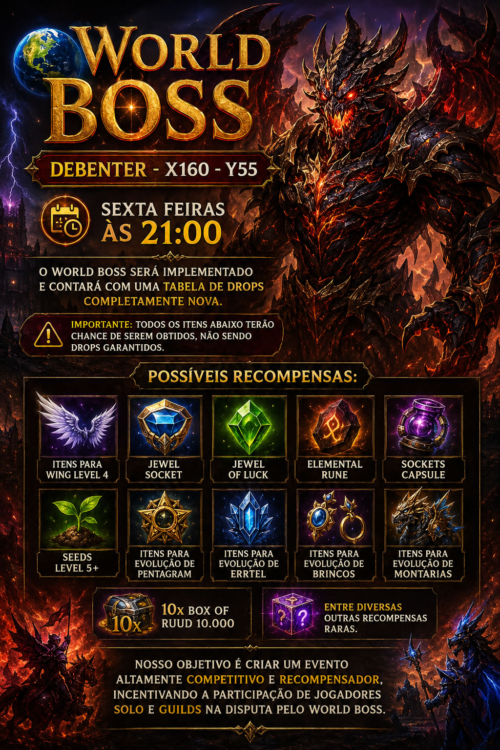 🌎 World Boss Hoje!